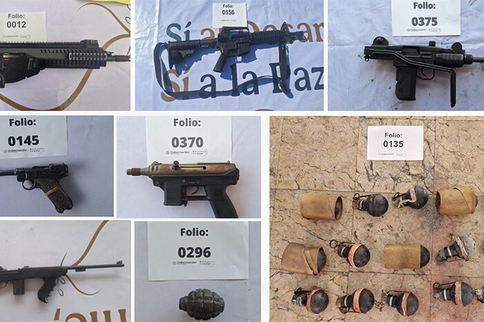 101 armas largas, 439 cortas, 47 granadas, canjeadas en lo que va del programa “Sí al desarme, sí a la paz”