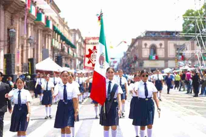 3 mil 714 estudiantes participarán en el desfile de este 16 de septiembre en Morelia