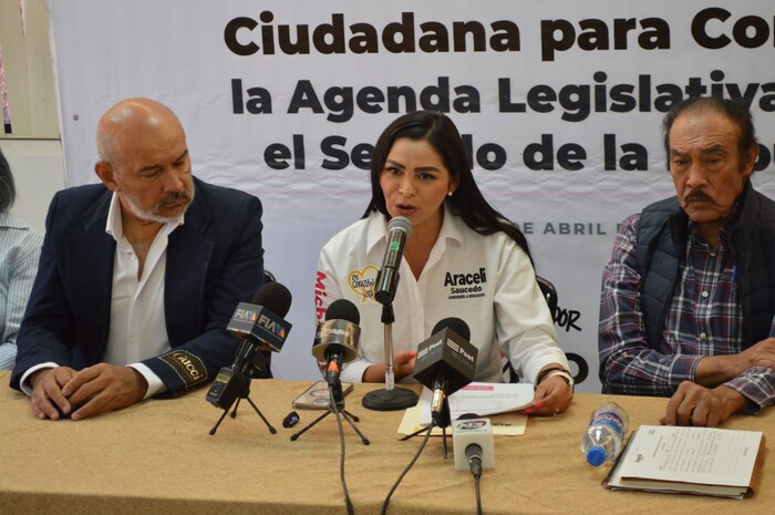 A 8 puntos de alcanzar a Morena: Araceli Saucedo