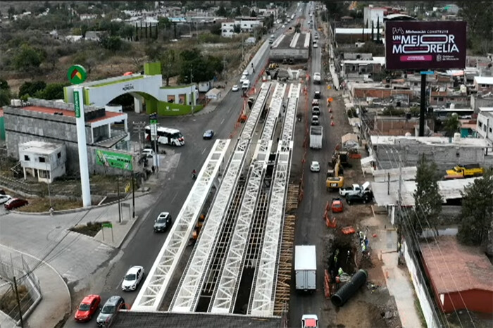 A finales de marzo se abre el paso superior del puente de Villas del Pedregal y el 30 de abril toda la obra