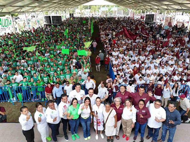 A MORENA, PT Y PVEM NOS UNE EL AMOR AL PUEBLO Y EL ANHELO DE UN MÉXICO CON JUSTICIA: CLAUDIA SHEINBAUM LLAMA A LA UNIDAD DENTRO DE LA 4T EN TAMAZUNCHALE, SAN LUIS POTOSÍ