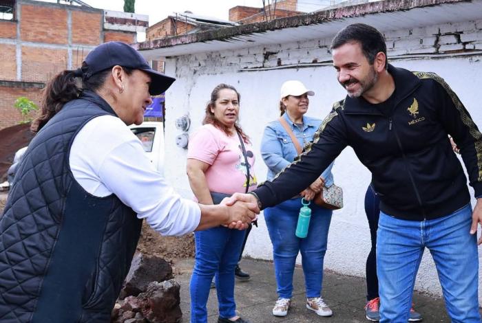 A petición de vecinos, la calle José María Ocampo, en Arboledas, se concluirá al 100%