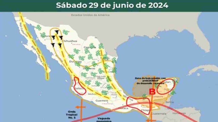 ¡A sacar paraguas! Michoacán, con lluvias fuertes para este sábado