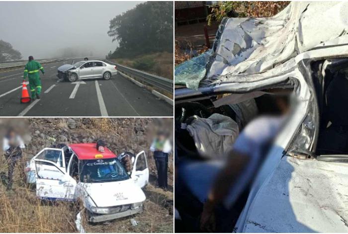 Accidentes viales en Morelia, Huetamo y Pátzcuaro dejan 4 heridos