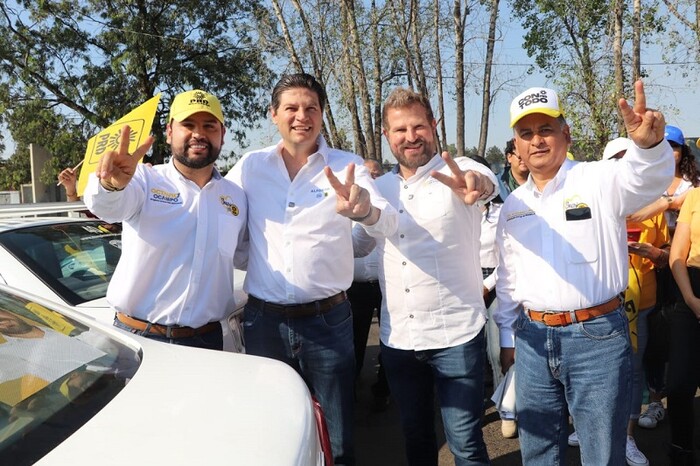 Acompaña Octavio Ocampo a candidatos del PRD en Morelia