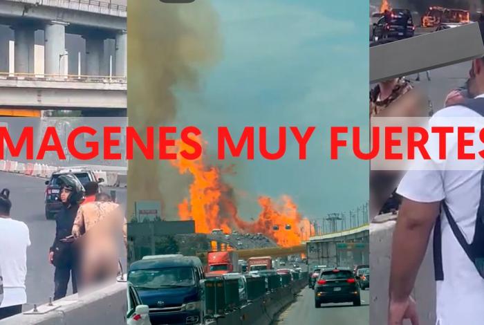 #Actualización #Video | Saldo preliminar: 3 muertos y 70 heridos por explosión de pipa de gas LP en Iztapalapa