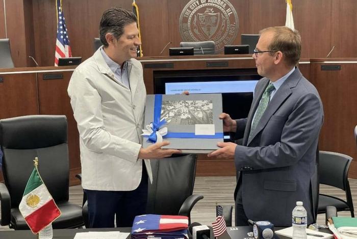 Acuerda Gobierno de Morelia y Aurora Illinois, fortalecer relación en apoyo a migrantes