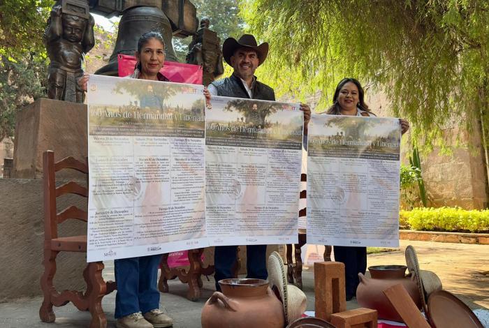 Acuitzio conmemora 160 años de hermandad y libertad: Secum