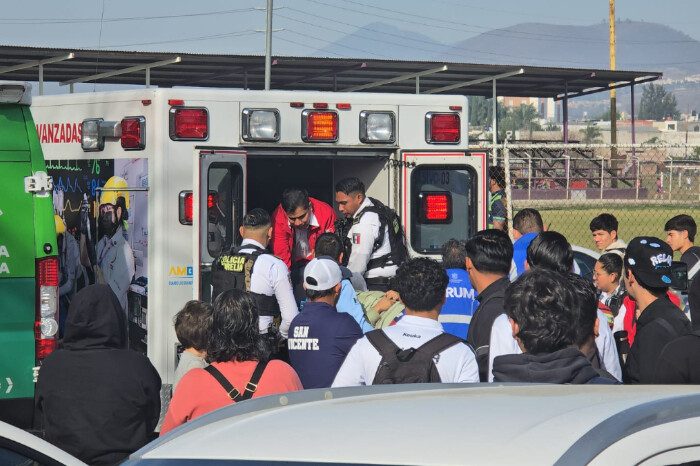 Adolescente sufre impacto en la cabeza durante balacera en Canchas de Policía y Tránsito de Morelia