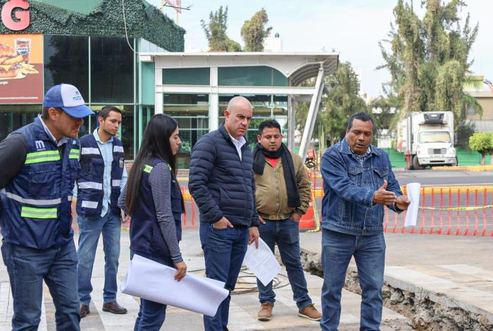 Adolfo Torres supervisa obra de red sanitaria en la zona Sureste de Morelia en beneficio de más de 150 familias