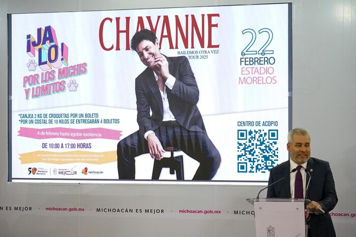 Adquiere tus boletos para Chayanne donando croquetas