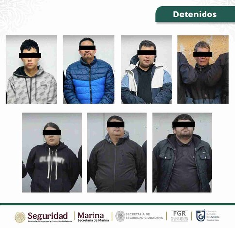 Agentes de la SSC, SSPC, Marina, FGR y FGJCDMX, ejecutaron cinco órdenes de cateo en tres alcaldías, detuvieron a siete personas y aseguraron más de 600 kilos de marihuan*a