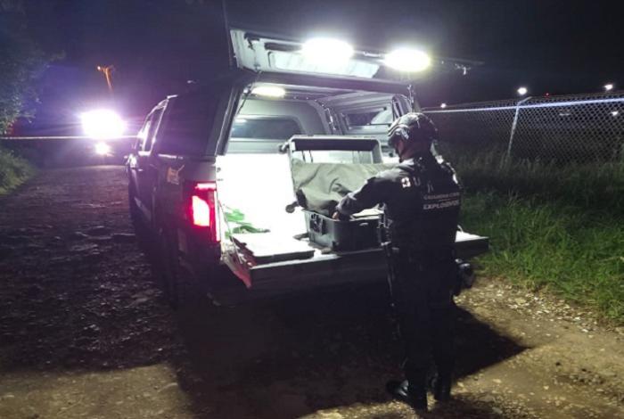 Agentes de la SSP y Ejército desactivan 3 explosivos para ser lanados desde drones, en Uruapan