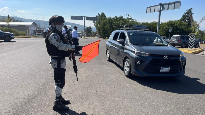 Agentes federales refuerzan acciones operativas en Zinapécuaro