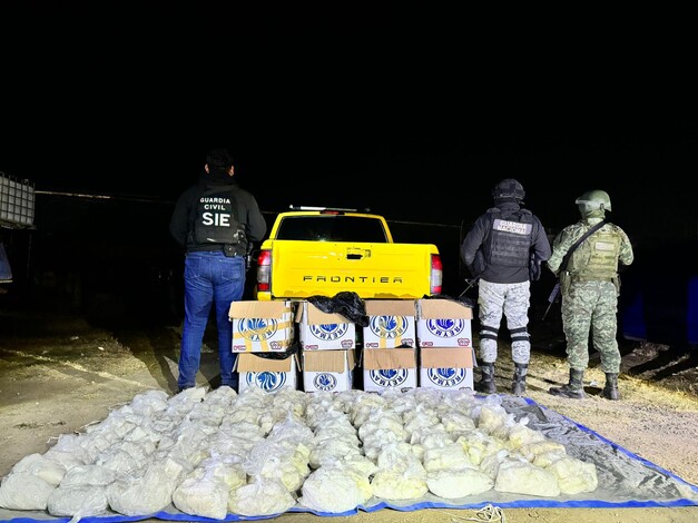 Agentes federales y estatales decomisan 115 kg de metanfetamina en Morelia: SSP