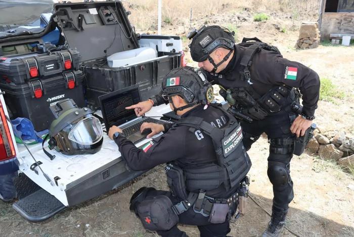 Agrupamiento antiexplosivos de la SSP, un equipo de élite a nivel nacional