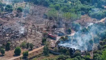 Al menos 26 Muertos tras potente explosión en fabrica de pirotecnia en China.