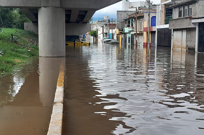 Al momento, estas colonias registran afectaciones por inundaciones en Morelia; PC estatal atiende