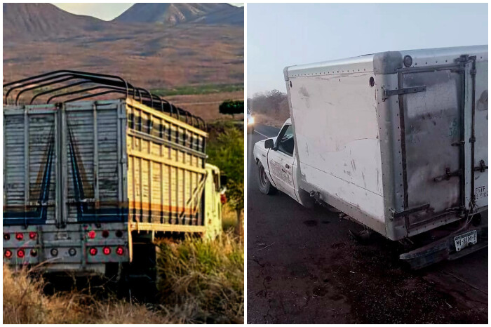 Al sufrir una avería, familia baja de su camioneta y los embiste un camión: hay 2 muertas, en Buenavista