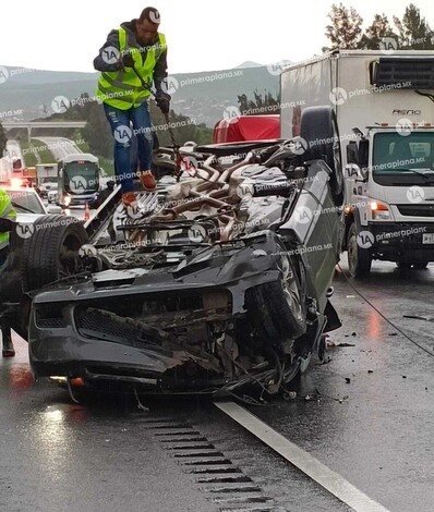 Alcaldesa de Coeneo sufre accidente