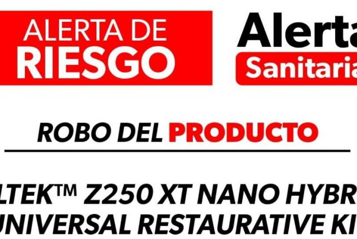 Alerta Cofepris por robo de resina para restauración dental