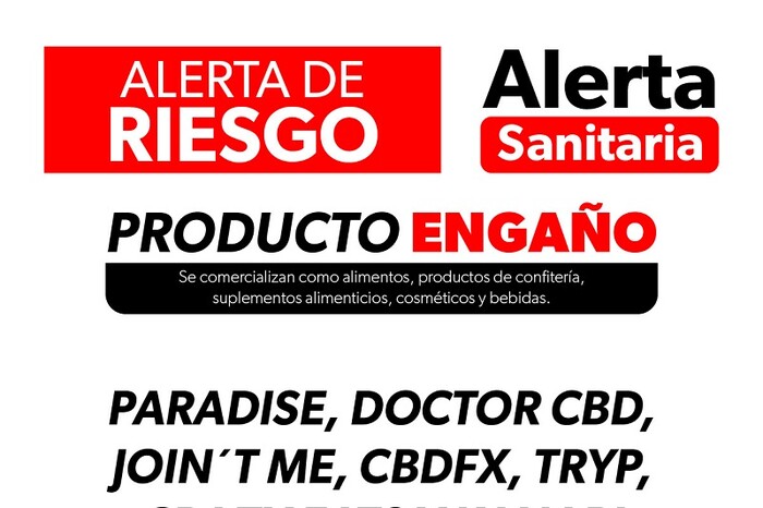 Alerta SSM riesgos sobre productos derivados de Cannabis