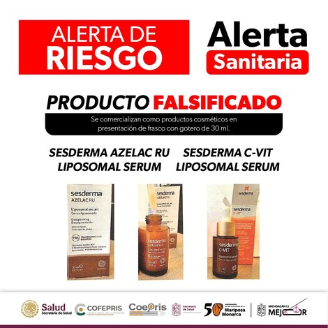 Alerta SSM sobre falsificación de productos cosméticos