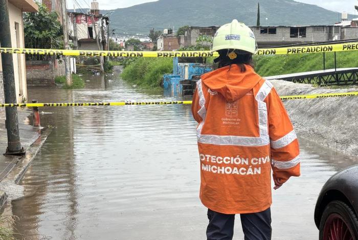 Alertan ante pronóstico de lluvias fuertes en Michoacán