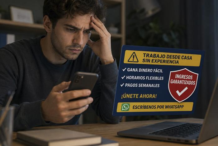 Alertan de ofertas de trabajo sospechosas, podrían tratarse de un intento de fraude