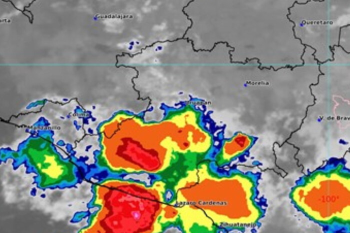 Alertan sobre posible formación de ciclón y fuertes lluvias en Michoacán