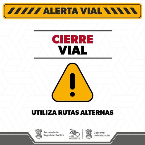 #AlertaVial | Cierran el primer cuadro del centro histórico de Morelia