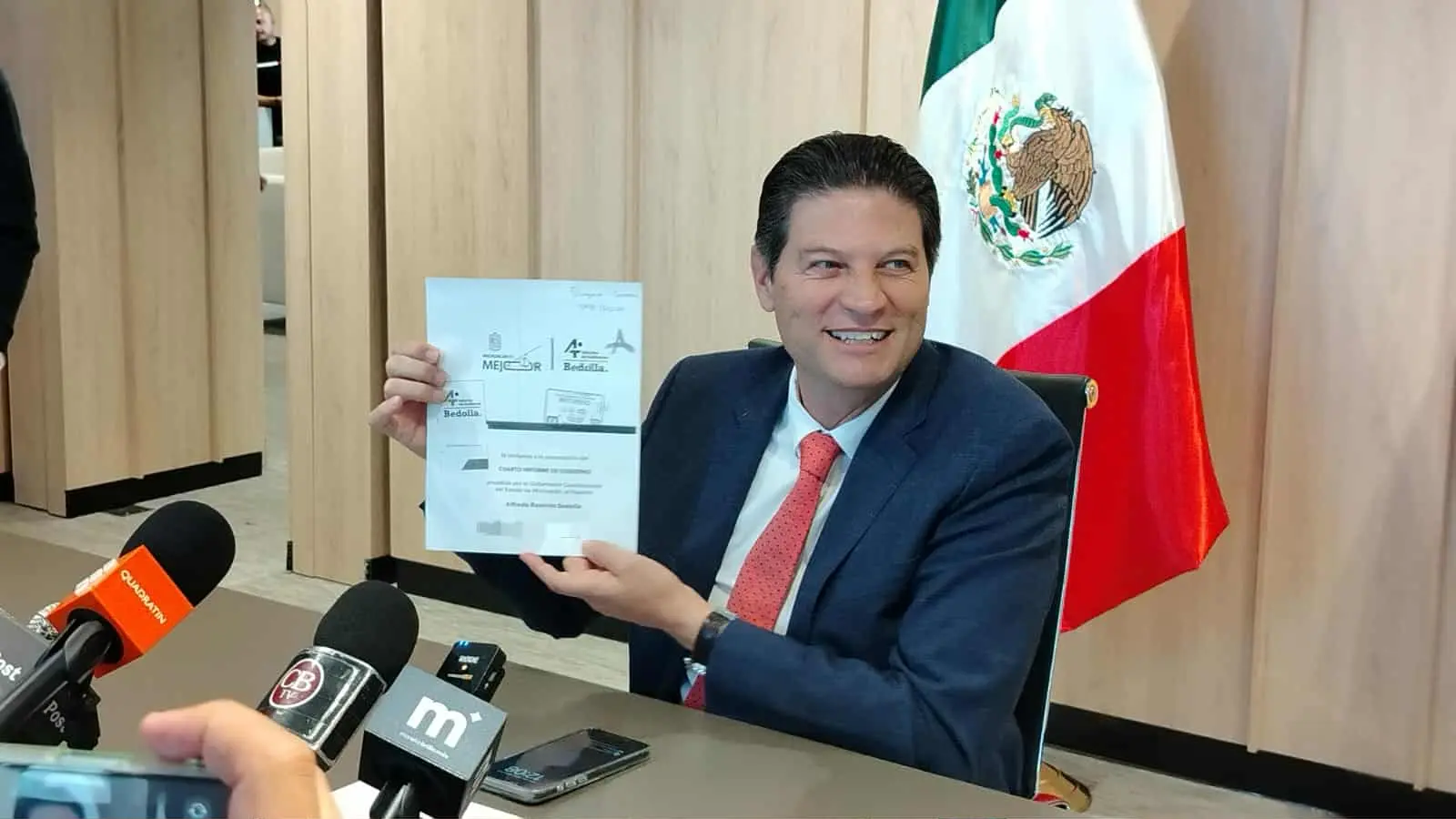 Alfonso Martínez confirma asistencia a 4º Informe de Gobierno de Ramírez Bedolla