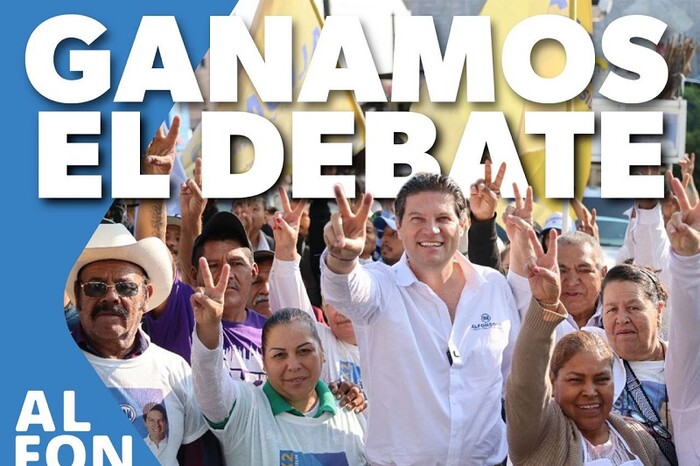 Alfonso Martínez se impone en debate televisivo