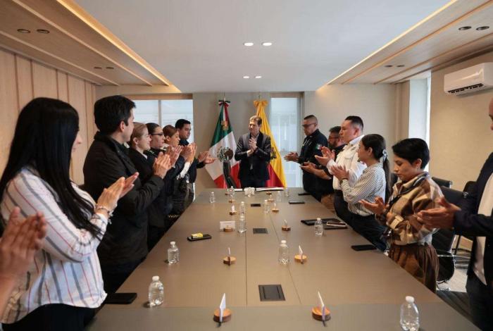 Alfonso Martínez toma protesta a Pablo Alarcón como comisario de la Policía de Morelia