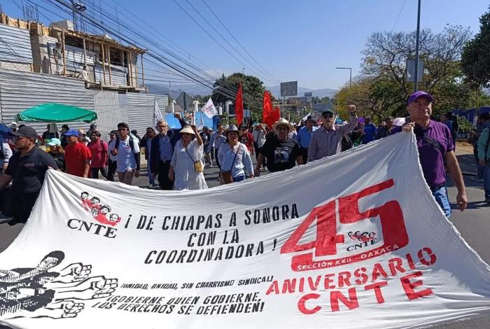 Alista la CNTE bloqueos en Morelia para este viernes