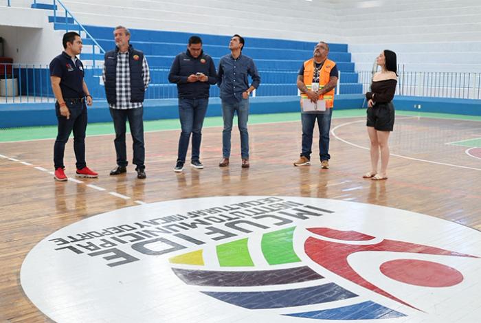 Alistan reapertura del rehabilitado espacio deportivo del Auditorio Municipal de Morelia
