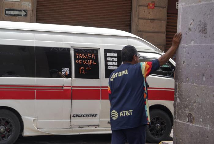 Alza al transporte público; 12 pesos la tarifa en Michoacán