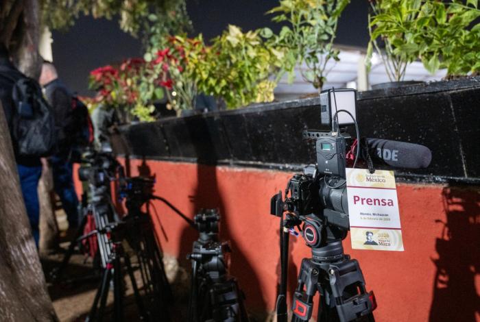 Amipac denuncia exclusión a reporteros en Mañanera del Pueblo