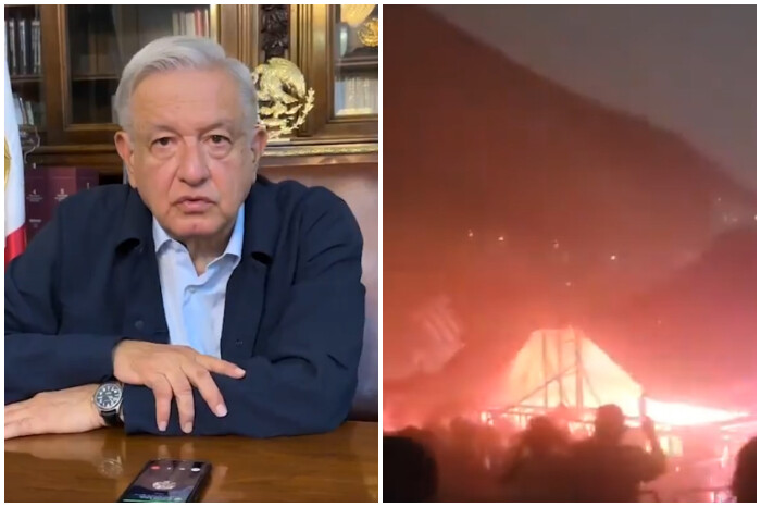 AMLO lamenta desplome de escenario en San Pedro; confirma al menos 4 muertos