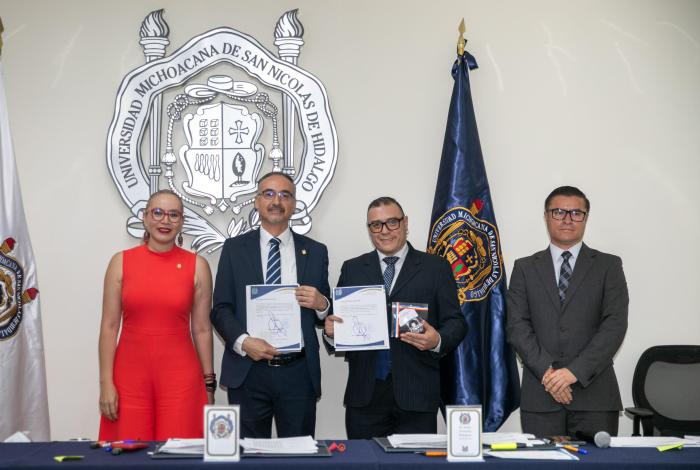 Andrés Raya y Héctor García, nuevos directores de Ciencias de la Salud y Bellas Artes de la UMSNH
