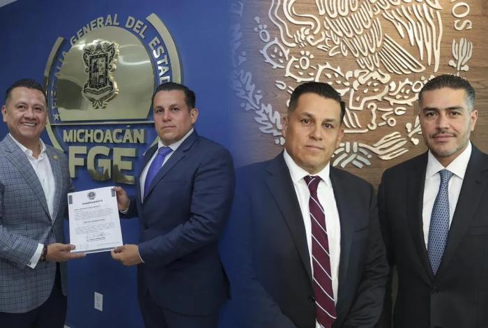 Antonio Cruz llega a FGE para fortalecer lazos con gobierno federal: Bedolla