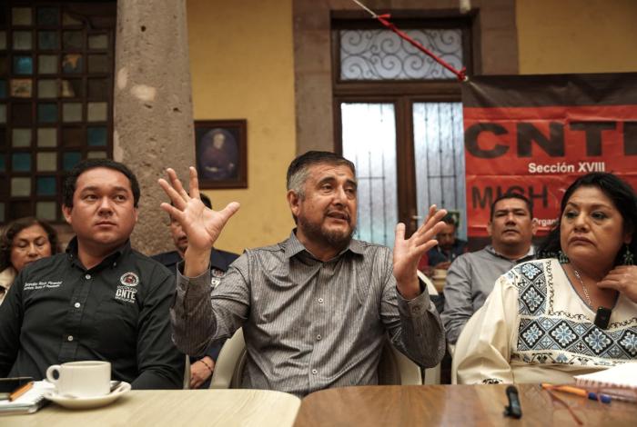 Anuncia CNTE Michoacán paro de labores del 18 al 20 de marzo