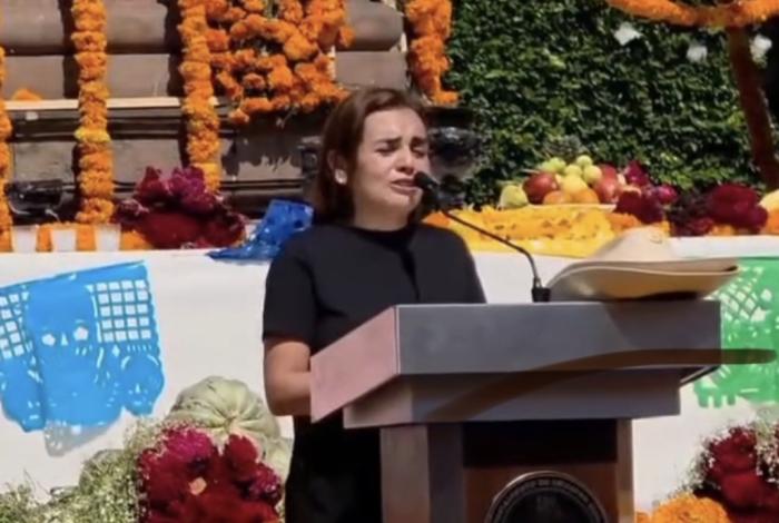 Apagaron su voz pero seguimos en pie de lucha: Grecia Quiroz, viuda de Manzo