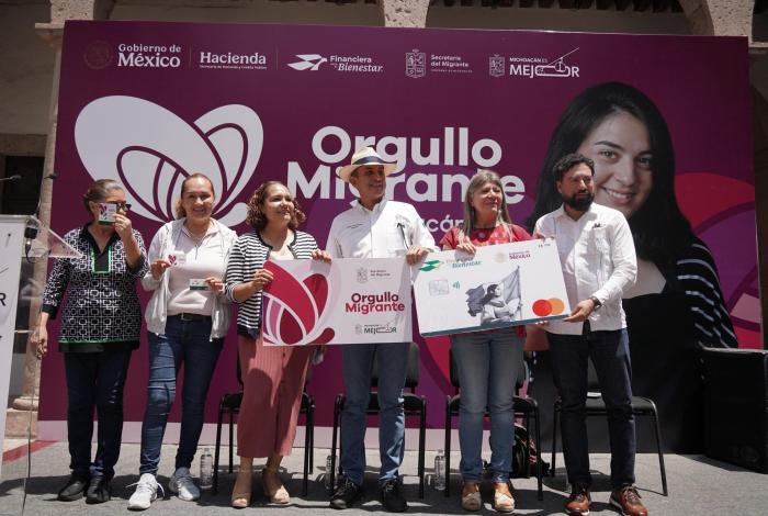 Apoyo directo a familias migrantes, entrega de tarjetas Finabien en Michoacán: Semigrante