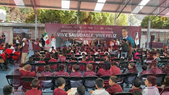 Arranca campaña “Vive Saludable, Vive Feliz” en escuelas de Michoacán