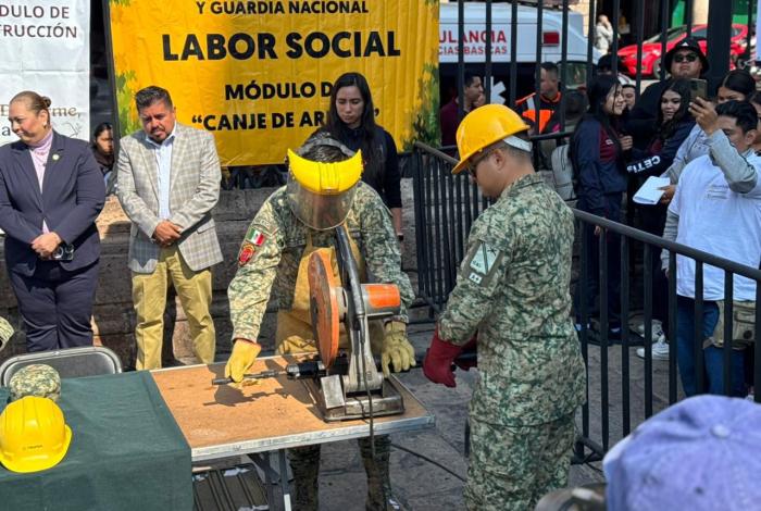 Arranca en Morelia la primera Feria del Bienestar y Desarme del Plan Michoacán por la Paz y la Justicia