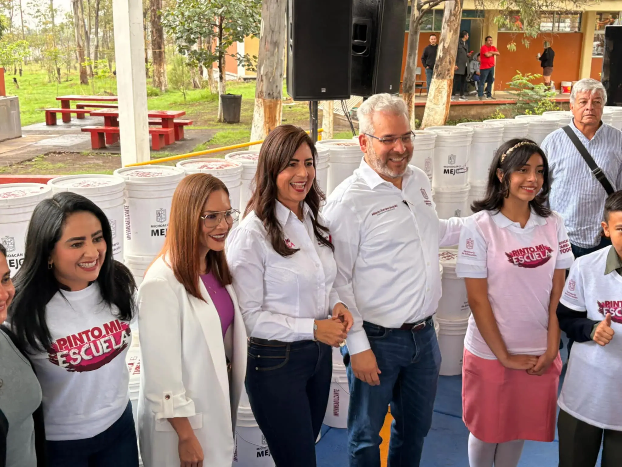 Arranca formalmente el programa pinto mi escuela en la secundaria 16 de Mayo
