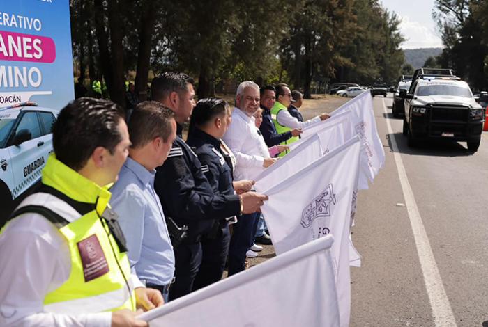 Arranca operativo Guardianes del Camino para reforzar la seguridad en región Los Reyes-Jacona