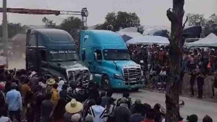 Arrancones de tráileres en Hidalgo termina en tragedia