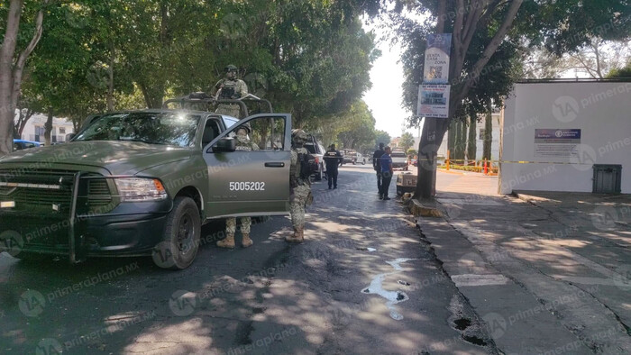 Arrojan presunto artefacto explosivo en La Huerta, Morelia